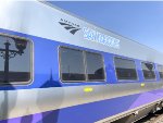 Amtrak San Joaquin branding on the Siemens Venture car on Train # 702 